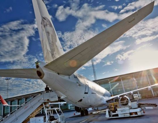 Norwegian-fly i AAL